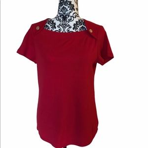 ANNE KLEIN SPORT KNIT TOP